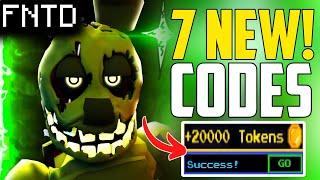 UPDATE CODESFIVE NIGHTS TOWER DEFENSE CODES - ROBLOX CODES FOR FIVE NIGHTS TD - FNTD CODES