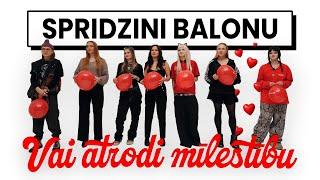 Spridzini balonu vai atrodi MĪLESTĪBU 3 (Meiteņu versija)