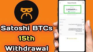 How to Withdraw from Satoshi BTCs Mining App - 15th Withdrawal - CORE Mining