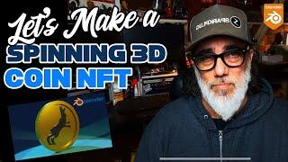How to Model and Animate a 3D NFT Coin in Blender