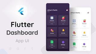 Flutter Dashboard Home Screen App UI | Flutter Tutorial | Flutter UI