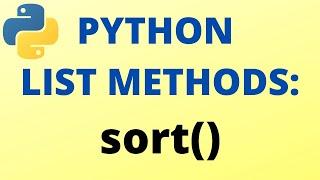 Python sort() List Method - TUTORIAL