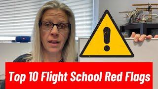 Top 10 Flight School Red Flags