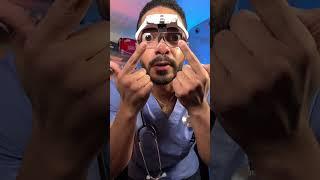 ASMR Unpredictable Chaotic Eye Exam #shorts Doctor Medical Roleplay