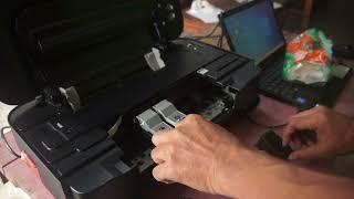 CARA MENGATASI CANON IP2770 TIDAK BISA NGEPRINT  blinking 5x | tutorial service printer