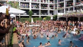 Carnage!!! Rudimental Free from desire at Ibiza Rocks pool party