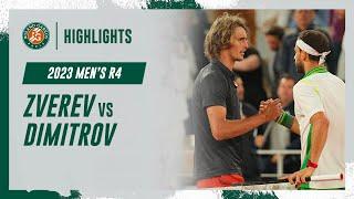 Zverev vs Dimitrov Round 4 Highlights | Roland-Garros 2023