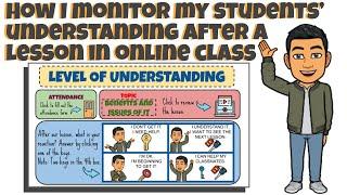 How to Monitor Students Understanding After a Lesson in Online Class