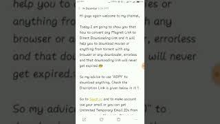 Convert Magnet Link into Direct Downloading link