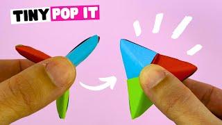 How to make COOL origami POP IT, easy diy pop it origami fidget