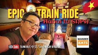 Ride: Rustic SLEEPER Train and Transit Van from HANOI to SAPA, 