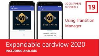 Expandable Cardview in Android studio 2020