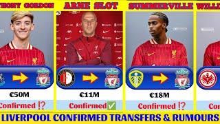 ARNE SLOT FIRST SIGNINGS|LIVERPOOL ALL CONFIRMED TRANSFERS& RUMOURS| SUMMER TRANSFER WINDOW 2024