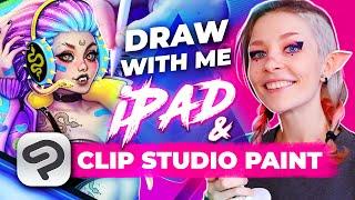 Clip Studio Paint on iPad️ Review + Tutorial