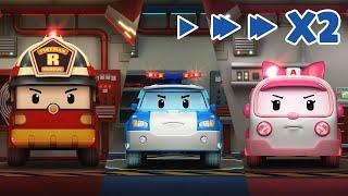 POLI Opening Song│Theme Song│2X Speed│0.5X Speed│Robocar POLI - Nursery Rhymes