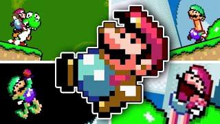 Most Hilarious Super Mario World Rom Hack EVER! (Diagonal Mario)