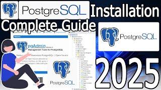 How to Install PostgreSQL on Windows 10/11 [ 2025 Update ] pgAdmin 4 | with CRUD Operations