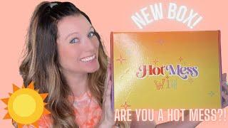 Hot Mess Win box:  New subscription box unboxing!