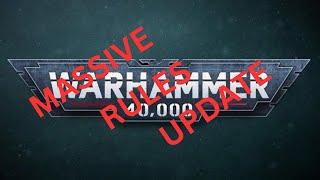 Core Rules and Balance Dataslate changes, Warhammer 40k