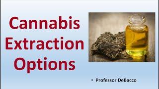 Cannabis Extraction Options
