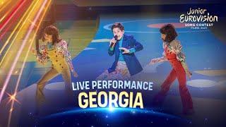 Niko Kajaia - Let’s Count The Smiles - LIVE - Georgia  - Junior Eurovision 2021