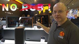 be quiet! booth visit Computex 2018 - no RGB! SERIOUSLY!