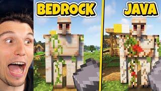 Paluten REAGIERT auf Minecraft BEDROCK vs JAVA Edition (25 Unterschiede)