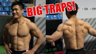 How Chinese Weightlifters Train Traps | LU Xiaojun 110kg Hang Snatch High Pull