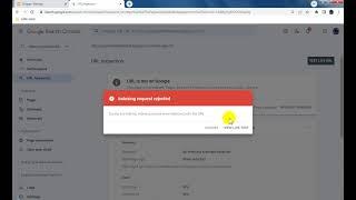 Blogspot Tubes : Solve Google Indexing Request Rejected - Indexing Request Rejected Blogspot 2023