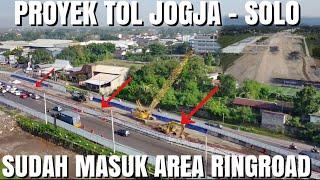 PROYEK TOL JOGJA SOLO MULAI MASUK DI AREA RINGROD BARAT,JUNCTION TOL JOGLOSEMAR GA KALAH SIGNIFIKAN