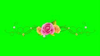 Flowers / Flores – 01 – Green Screen / Chroma Key