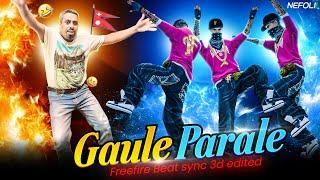 Gaunle Parale || Freefire Beat Sync 3D Edited Video