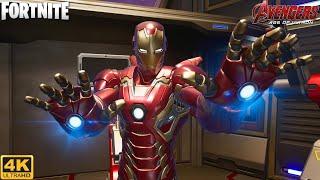 Iron Man MK 45 Gameplay - Fortnite Chapter 5 Season 4 (4K 60FPS)