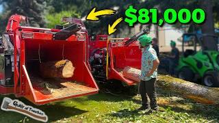 I Tested These $81,000 WOOD CHIPPERS Against Each Other