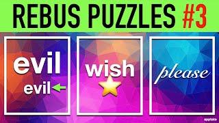 Rebus Puzzles with Answers #3 (20 Picture Brain Teasers)