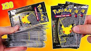 Opening 30 Pokemon Celebrations Booster Packs!