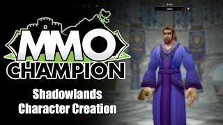 Shadowlands - New Character Creation Screen