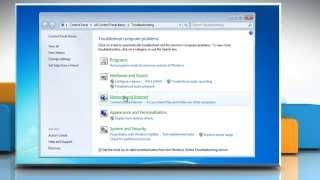 How to use the network troubleshooter to fix wireless network related issue  in Windows® 7