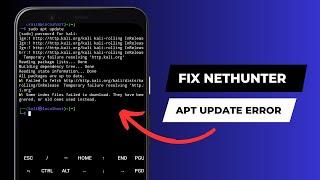 Kali nethunter update and upgrade error fix | Kali Nethunter