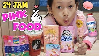 24 Jam Makan Warna Pink ﻿ Dari Pagi Hingga Malam Ya Aqilla | Aqilla's Diary