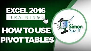 How to Use Pivot Tables in Microsoft Excel 2016