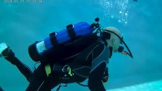 Daniel 1st dive with BPW at Kinsmen pool - Jan27 2024