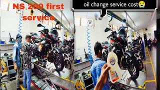 Ns200 first service cost ns200 first service Mein kya-kya Hota Hai