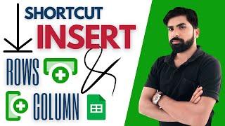 Shortcut to Insert or Delete Rows or Columns in Google Sheets in Hindi||INSERT|DELETE|Rows & Columns