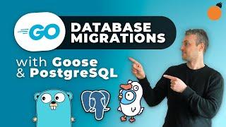 Go Database Migrations with Goose and PostgreSQL