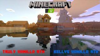 Truly Vanilla RTX and Kelly's Vanilla RTX - Minecraft texture pack comparison