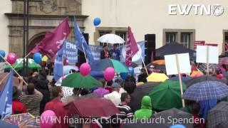 EWTN Reporter - Birgit Kelle bei der Demo für Alle in Stuttgart