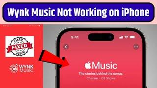 Wynk Music Not Working on iPhone Fixed | How to Fix Wynk Music Not Working iOS | Wynk Music Problem