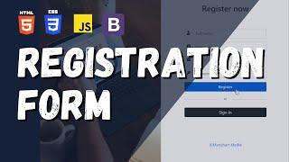 Registration Form using HTML CSS Bootstrap and JavaScript  | Multi  Step Form