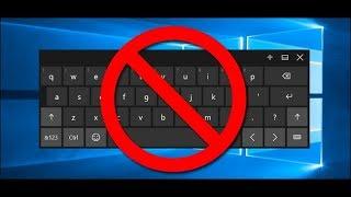 EASY HOW TO - Disable Touch keyboard and handwriting panel services - Windows 10